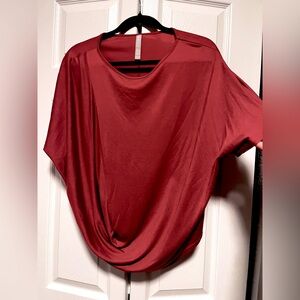 Athleta XS oversized baggy T-shirt super soft like new orange